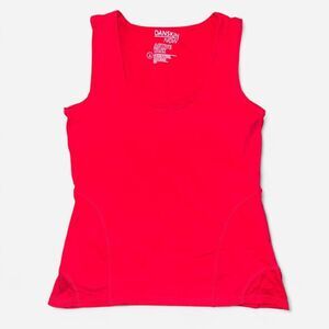 Danskin Dark Pink Activewear Tank with Built in Bra